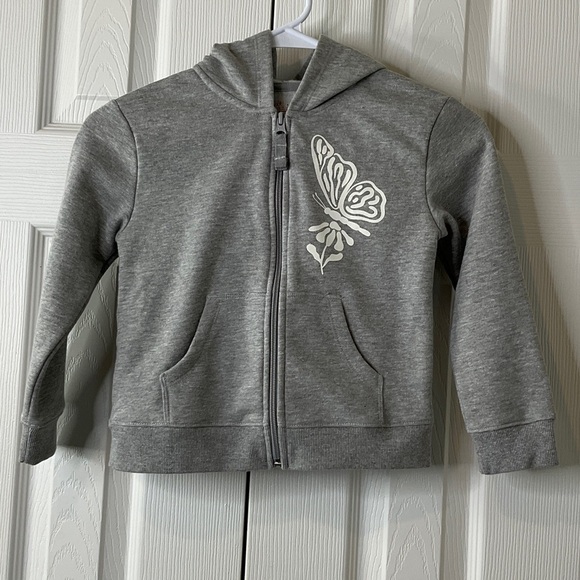 Cat & Jack - Toddler Girls' Zip-Up Fleece Hoodie Size XS (4/5) - Picture 2 of 8